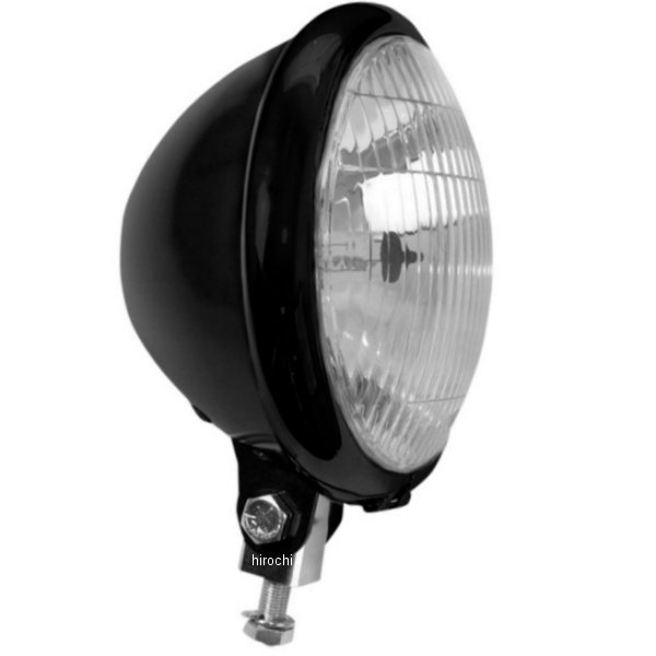 【USA在庫あり】 エムゴ EMGO ヘッドライトベイツ 5.75インチ H4 60/55W 黒/黒ベゼル 2001-1188 HD店|ヒロチー商事 ハーレー 店