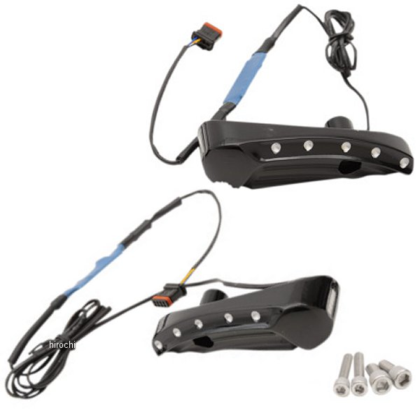 【USA在庫あり】 コビントン Covingtons LEDウインカー フロント 15年以降 FLTR 黒 2020-1290 HD店
