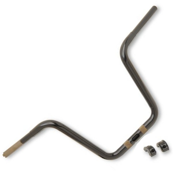 【USA在庫あり】 DRAG 1.25インチ ツーリングハンドルバー 12インチ 15年以降 FLTR 黒(つや有り) 0601-3857 HD店