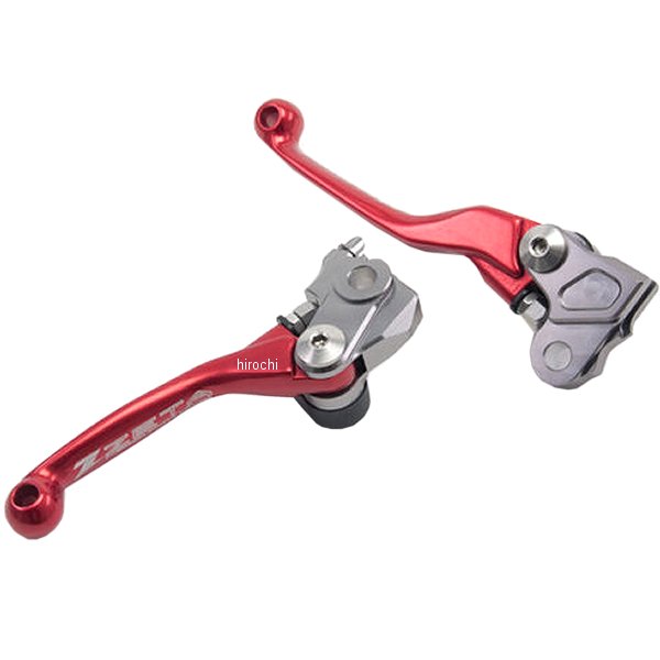 【メーカー在庫あり】 ジータ ZETA ピボットレバーセット FP 07年以降 ホンダ 3フィンガー 赤 ZE44-0103 HD店