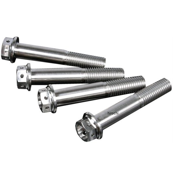 【メーカー在庫あり】 ジータ ZETA チタンキャリパーマウントボルト 汎用 ラジアルマウント M10 P1.25 60mm 4本入り ZT33-1604 HD店
