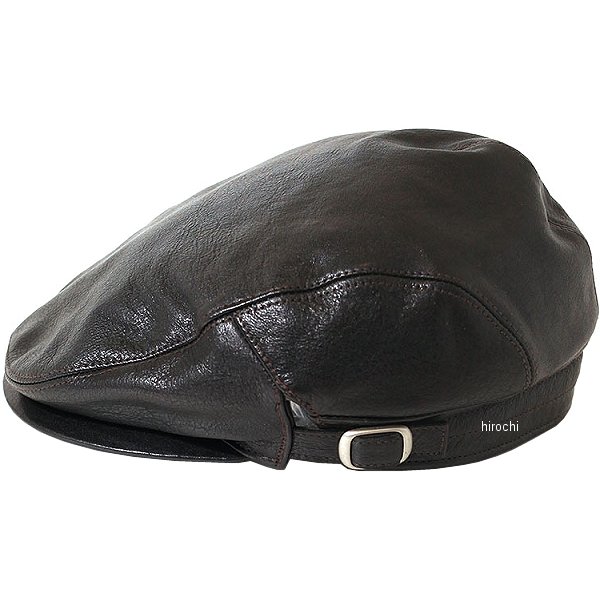 カドヤ KADOYA 秋冬モデル レザーキャップ ハンチング 黒 Mサイズ 8827 HD店
