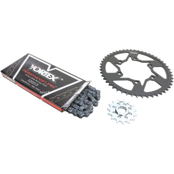【USA在庫あり】 ボルテックス Vortex チェーン/スプロケットキット 520RX3/16T/41T 11年-16年 ニンジャ ZX-10R 1230-1084 HD店