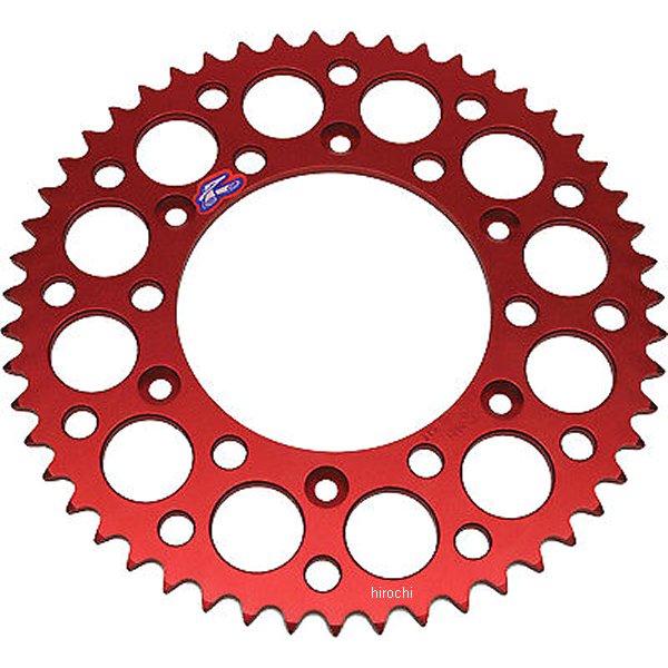 【メーカー在庫あり】 レンサル RENTHAL リアスプロケット 520/51T 87年-15年 CRF、CR、XR 赤 154U-520-51GRRD HD店｜ヒロチー商事 ハーレー 店