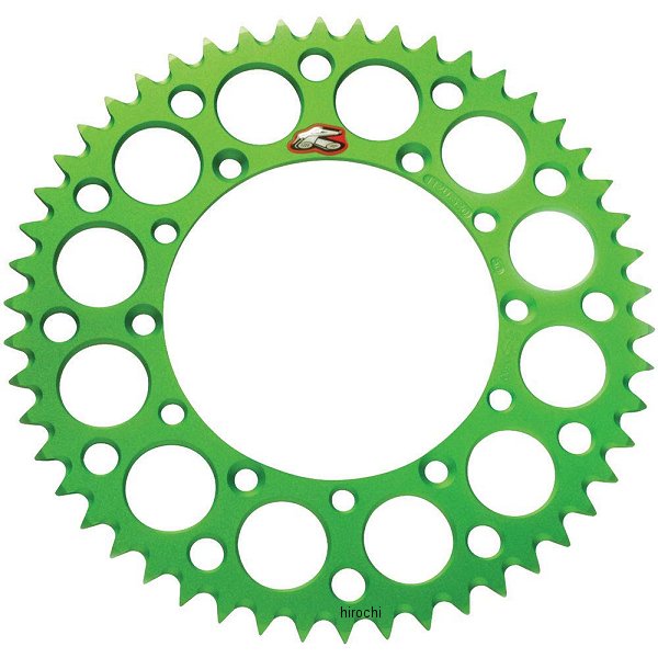 レンサル RENTHAL リアスプロケット 520/48T 92年-08年 カワサキ KX125 緑 112U-520-48GEGN HD店|ヒロチー商事 ハーレー 店