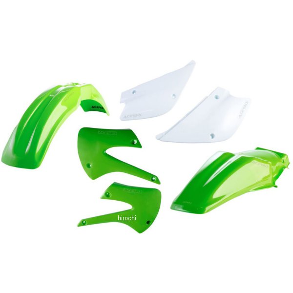 【USA在庫あり】 アチェルビス ACERBIS 外装セット 01年-13年 KX85/100 緑/白 acb2041090206 HD店|ヒロチー商事 ハーレー 店