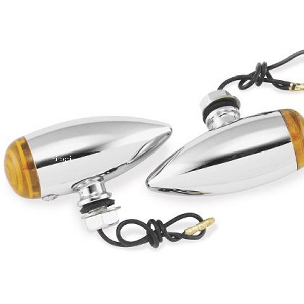 【USA在庫あり】 バイカーズチョイス Biker's Choice スムース バレット マーカー ライト ダブル球 アンバー 1個売り bkc489616 HD店