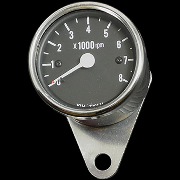 【メーカー在庫あり】 ネオファクトリー 60mm タコメーター 黒盤 001539 HD店