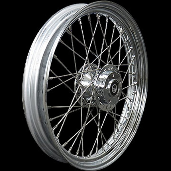 【メーカー在庫あり】 ネオファクトリー フロントホイール 19×2.50インチ 00年-03年ダイナ XL クローム 011189 HD店