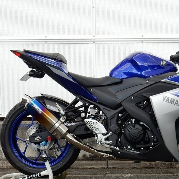 ダブルアールズ WR'S フルエキゾースト JMCA オーバル YZF-R25、MT-25 ステンレス/チタン焼色 LM2250JM HD店