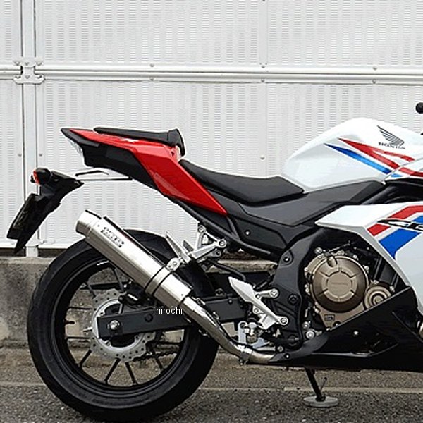 ダブルアールズ WR'S スリップオンマフラー JMCA 16年以降 CBR400R、CBR400R ABS ステンレス BF1430JM HD店