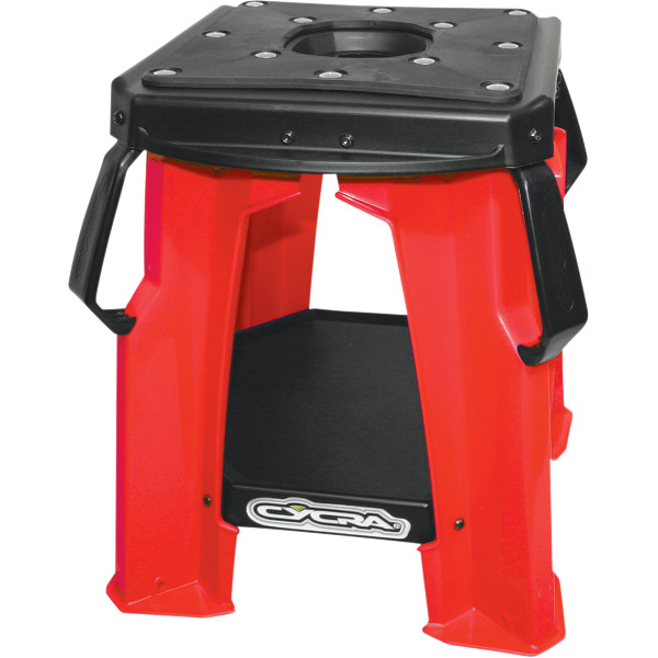 【USA在庫あり】 サイクラ CYCRA モトスタンド オイル穴有 プラスチック 赤 cyc1CYC-2037-32UA HD店|ヒロチー商事 ハーレー 店