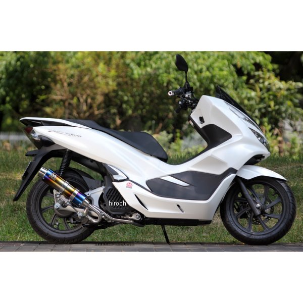 SP忠男 フルエキゾースト ピュアスポーツS 18年以降 PCX150 チタンブルー PC1-GE-44 HD店｜ヒロチー商事 ハーレー 店