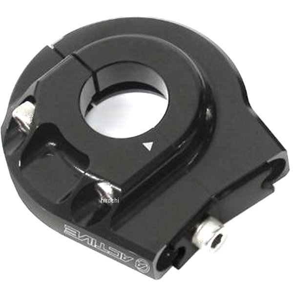 【メーカー在庫あり】 アクティブ ACTIVE アルミスロットルホルダー エボタイプ2 ラージ 汎用 黒 1060358 HD店