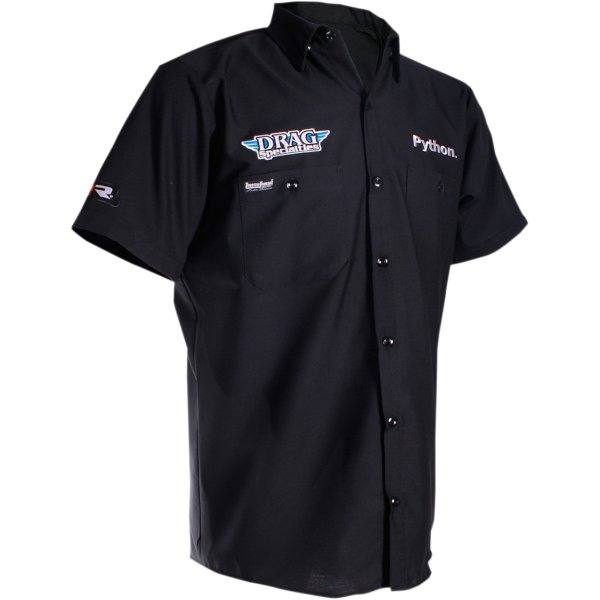 【USA在庫あり】 スロットルスレッズ Throttle Threads ショップシャツ Drag Specialties 黒 3XLサイズ 3040-2582 HD店