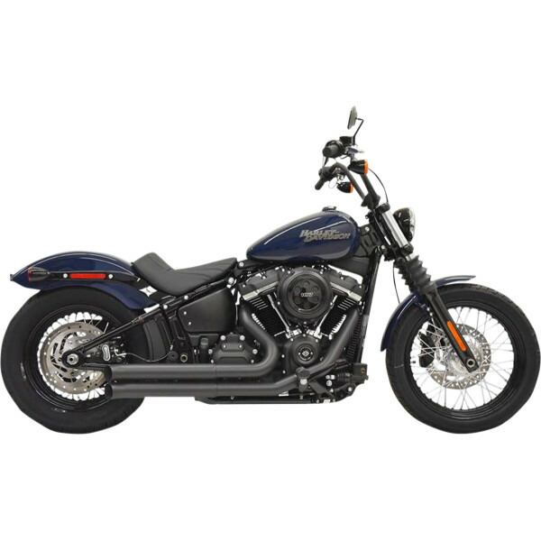 【USA在庫あり】 バッサニ Bassani フルエキゾースト Pro-ストリート 18年以降 FXBB/FXLR ターンアウト 黒 1800-2433 HD店