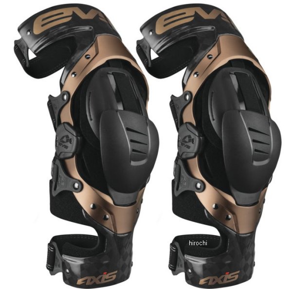 【USA在庫あり】 EVS イーブイエス 膝(ひざ) ブレース Axis Pro XL (左右ペア) evsAXISP-BK/COP-XP HD店