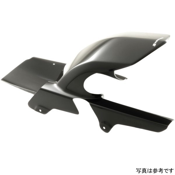 ストライカー STRIKER リアフェンダー ノーマルスイングアーム用 STD 13年以降 ニンジャ250、Z250 黒ゲル SAD-RF117B HD店