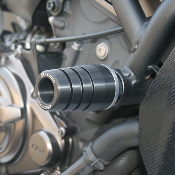 ストライカー STRIKER ガードスライダー 左右共通 75mm 14年-17年 MT-07 シルバー SS-GS135A-F1 HD店