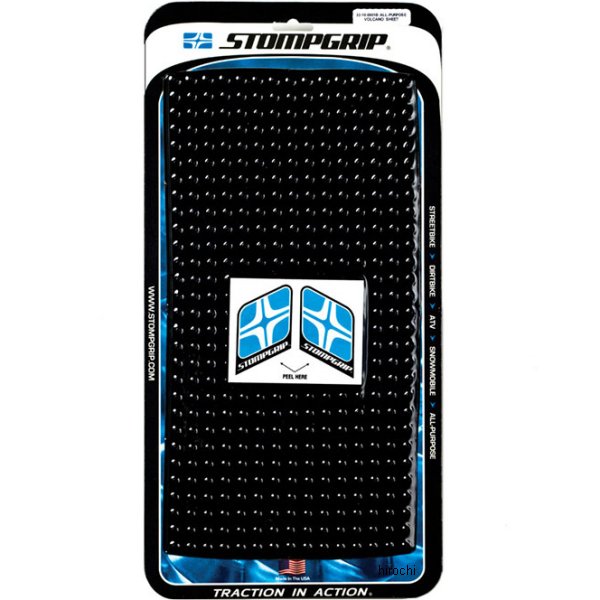 ストンプグリップ STOMPGRIP タンク グリップ ボルケーノ 汎用 黒 50-10-0009B HD店｜ヒロチー商事 ハーレー 店