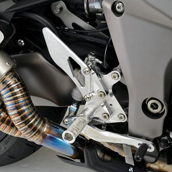 オーヴァー OVER バックステップ 4ポジション 11年-14年 Ninja1000、Z1000 シルバー 51-792-01 HD店
