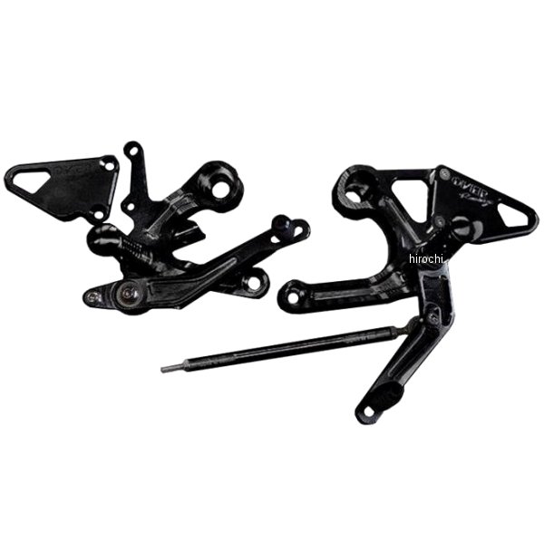 オーヴァー OVER バックステップ 14年-17年 MT-09、トレーサー、XSR900 黒 51-45-01B HD店