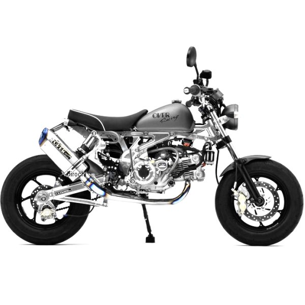 オーヴァー OVER フルエキゾースト TTフォーミュラ RS モンキー フルチタン 13-01-50 HD店｜ヒロチー商事 ハーレー 店