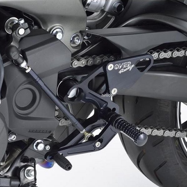 オーヴァー OVER バックステップ 17年以降 MT-09 黒 51-451-01B HD店