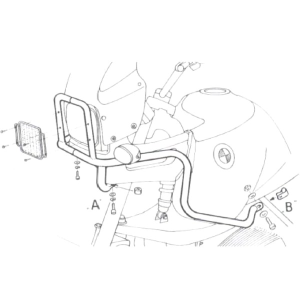 ヘプコアンドベッカー HEPCO&BECKER タンクガード 502903 00 01 HD店
