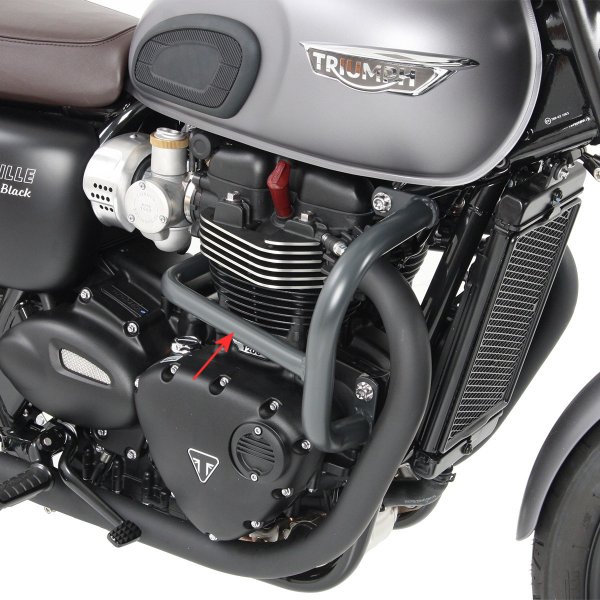 ヘプコアンドベッカー HEPCO&BECKER エンジンガード 17年-19年 ボンネビル T100 ブラック 5017559 00 01 HD店|ヒロチー商事 ハーレー 店