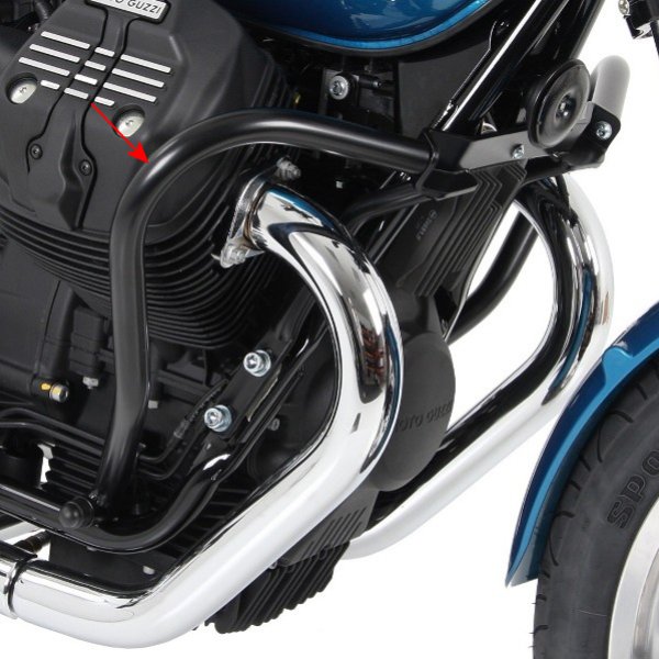 ヘプコアンドベッカー HEPCO&BECKER エンジンガード 18年-19年 V7 3 Carbon ブラック 501553 00 01 HD店｜ヒロチー商事 ハーレー 店