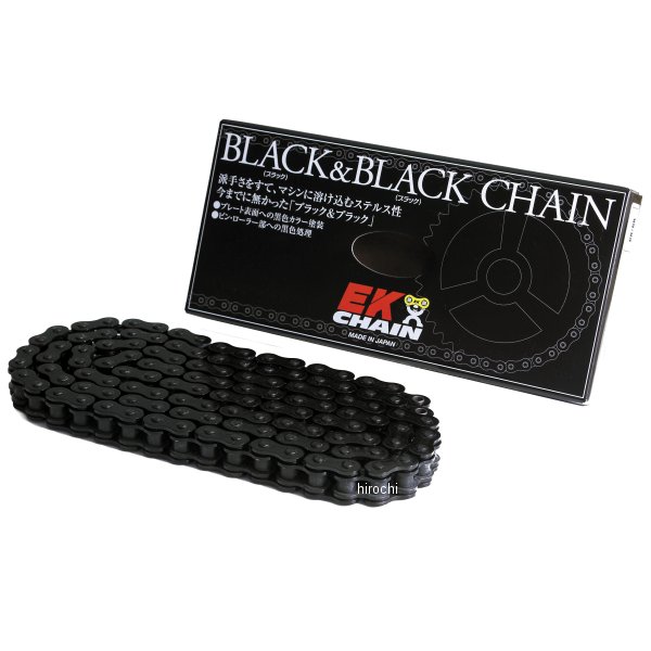 EKチェーン 江沼チェーン 525ZV-X3 黒/黒 148L MLJ カシメ 4571291795556 HD店|ヒロチー商事 ハーレー 店