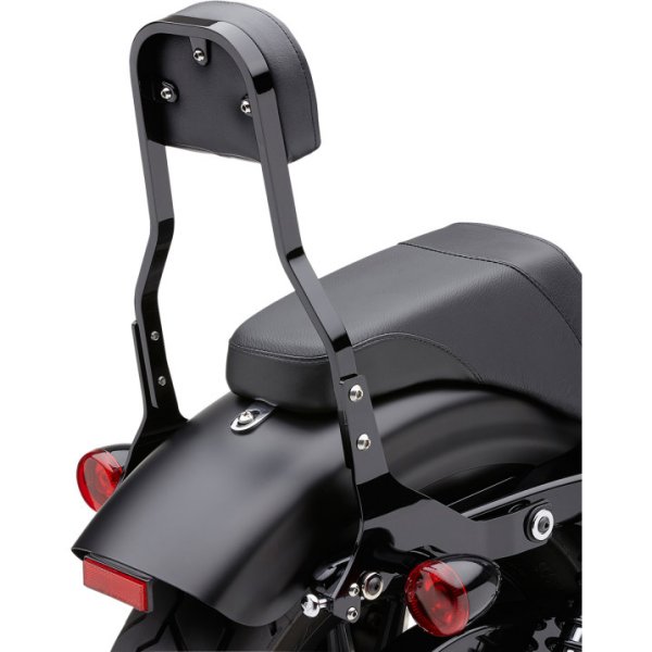 【USA在庫あり】 コブラ Cobra バックレスト デタッチ スクエア FXST/FLSTN 14インチ 黒 1501-0578 HD店