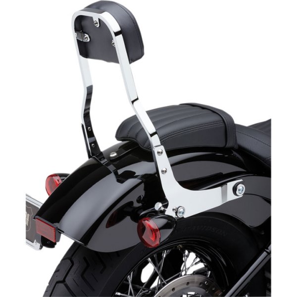 【USA在庫あり】 コブラ COBRA バックレスト デタッチ スクエア FXLR 14インチ クローム 1501-0615 HD店