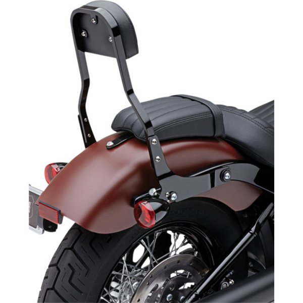 【USA在庫あり】 コブラ COBRA バックレスト デタッチ スクエア FXLR 14インチ 黒 1501-0616 HD店