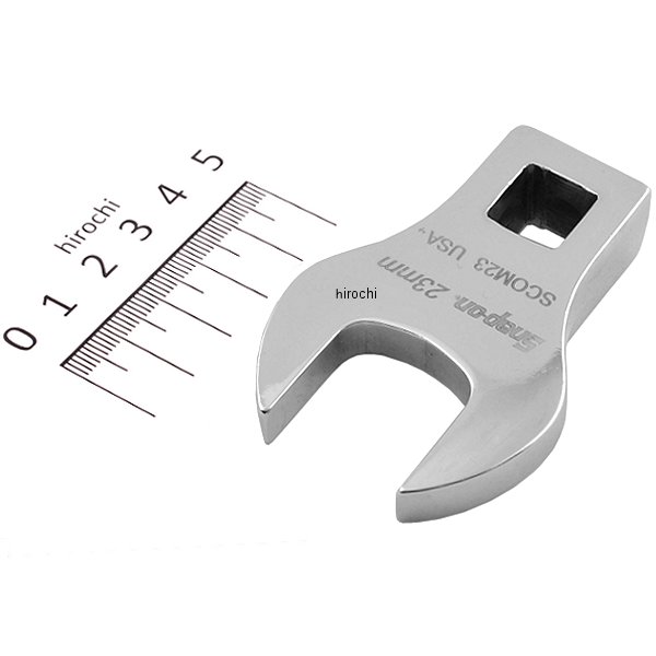 スナップオン Snap-on オープンエンド クロウフット メトリック レンチ 23mm SCOM23 HD店｜ヒロチー商事 ハーレー 店