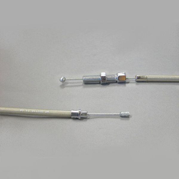 【メーカー在庫あり】 キジマ クラッチケーブル 68年-84年 FX/FLH 4速 アーマーコート(ステンメッシュ) 1320mm HW-002566 HD店