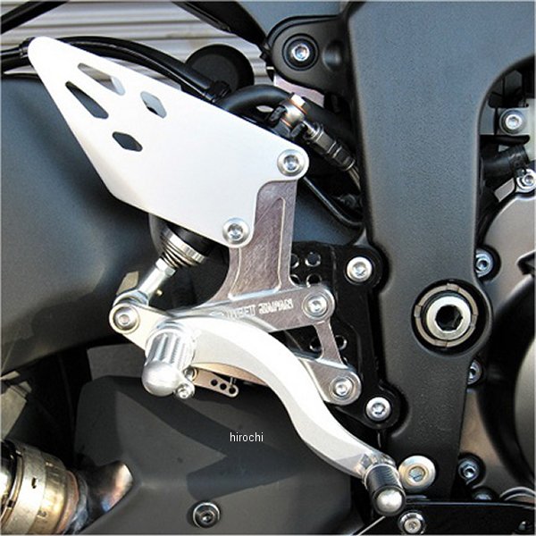 ビート BEET バックステップ 固定式 19年 ニンジャ ZX-6R ハイパーバンク シルバー 0111-KE8-20 HD店｜ヒロチー商事 ハーレー 店 54,553円