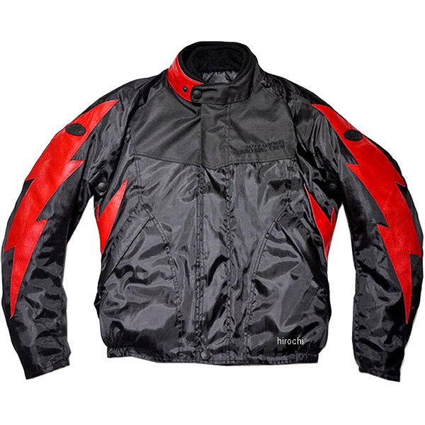 TFW1901 24/7 Custom Leathers ライトニングウィンタージャケット 黒/赤 Lサイズ TFW1901-BK-RD-L HD店｜ヒロチー商事 ハーレー 店
