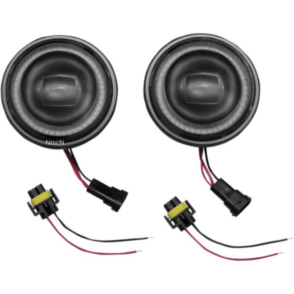 【USA在庫あり】 クリアキン Kuryakyn LED パッシングランプ 4.5インチ Orbit Vision (左右ペア) 2001-1801 HD店