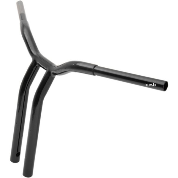 【USA在庫あり】 LAチョッパーズ LA Choppers 1.25インチ T-バー溶接 KAGE プルバック 16インチ 黒(つや有り) 0601-4945 HD店