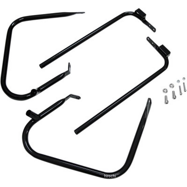 【USA在庫あり】 DRAG サドルバッグガード/サポートキット 09年-13年 FLT グロスブラック 3501-1244 HD店