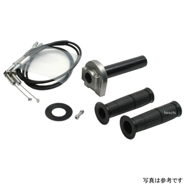 アクティブ ACTIVE スロットルキット TMRキャブレターキット専用 タイプ1 巻取径φ28 TMR用 800mm メッキ/ガンメタ 1068714 HD店