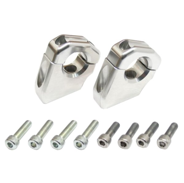 【メーカー在庫あり】 アクティブ ACTIVE φ28.6 ハンドル ポスト 2穴 M8×P1.25 シルバー 60801132 HD店