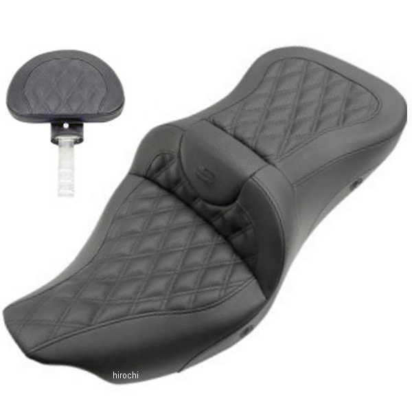 【USA在庫あり】 808-07B-182BRHC サドルメン Saddlemen シート 加熱 Road Sofa LS 08年以降 パックレスト付き 0801-1188 HD店