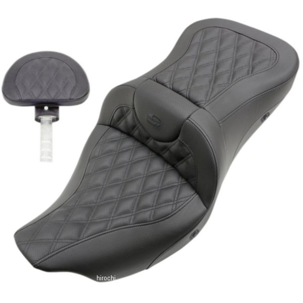 【USA在庫あり】 サドルメン Saddlemen シート 加熱 Road Sofa FLHTCUTG パックレスト付き LS 0801-1209 HD店
