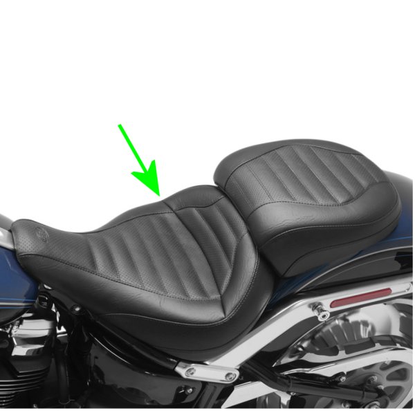 【USA在庫あり】 マスタング Mustang シート ソロ Touring FLFB タックロール 0802-1093 HD店