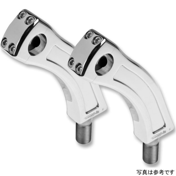 サンダーバイク プルバック ライザー 4インチ 32mm アンドリルド ポリッシュ THU-51-99-490 HD店
