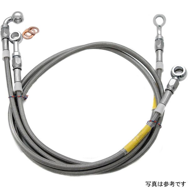 サンダーバイク ブレーキライン リア ヤマハ XVS1100 ステンレスメッシュ THU-54-42-020 HD店