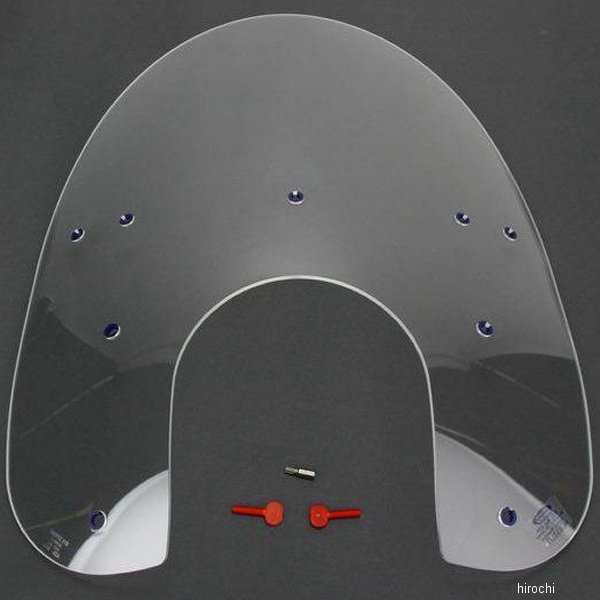 【USA在庫あり】 メンフィスシェード Memphis Shades シールド ハーレー純正交換用 17インチ高 93年-07年 FLSTS クリア 2310-0145 HD店
